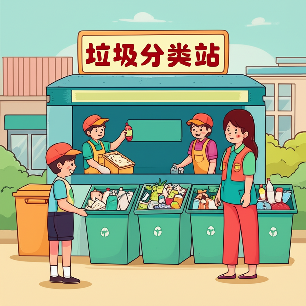 垃圾分类站